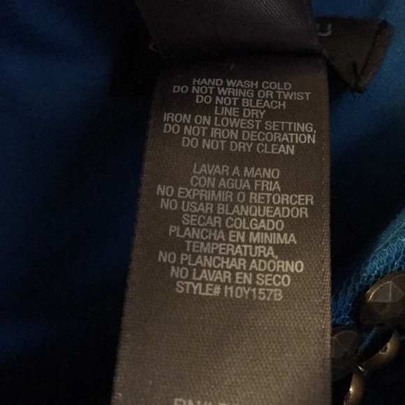 Bisou Bisou Blue Beaded Top Dress - Picture 4 of 8